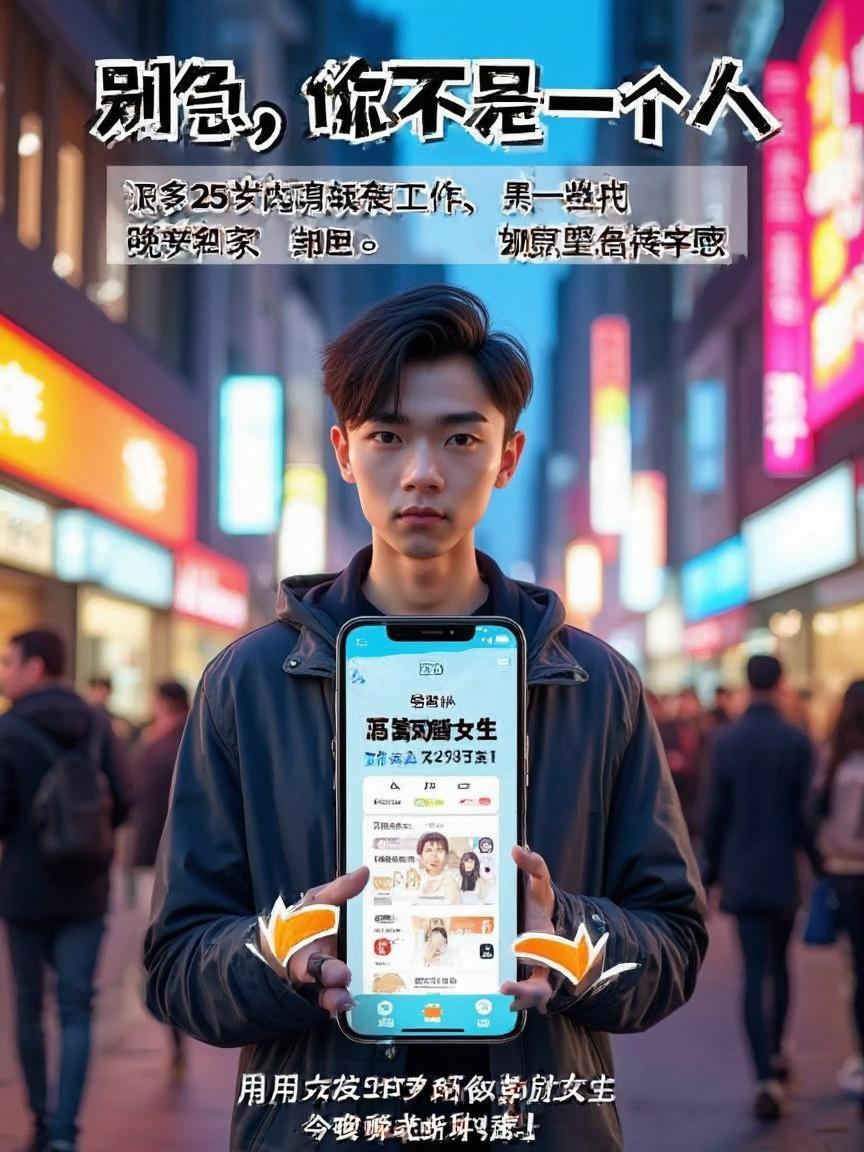 深夜寂寞难耐？教你用交友APP快速找到附近女生
