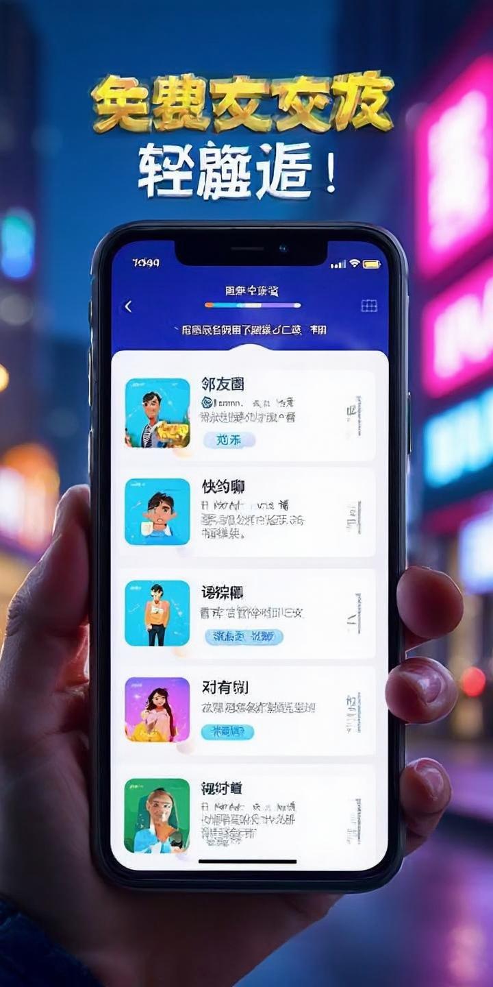 附近聊天软件哪个是免费的？这5款交友APP让你轻松脱单！
